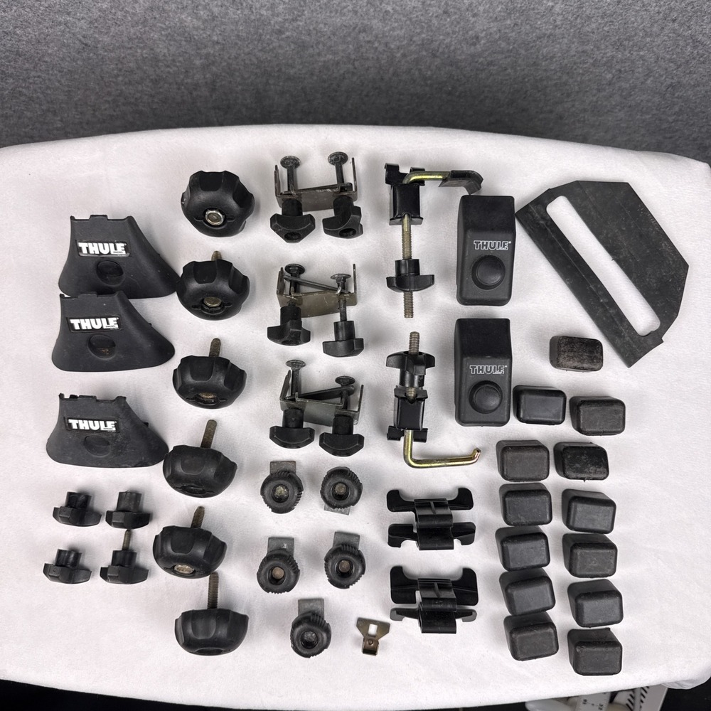 Thule Roof Rack Cargo Carrier Replacement Hardware Knobs Brackets Caps Lot